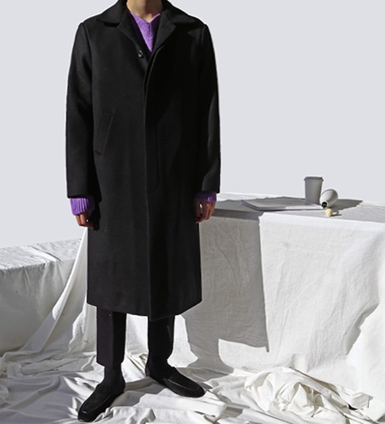 Hughgram Mac coat (2color) (wool 80%)