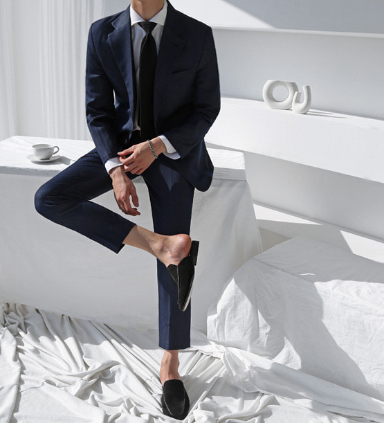 Denim span suit (1color)